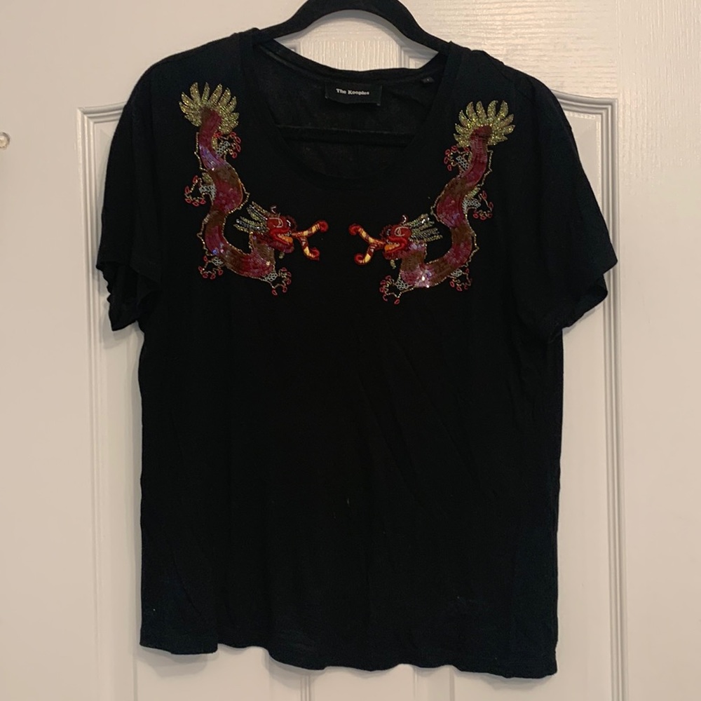 Authentic KOOPLES Embroidered Dragon Blouse